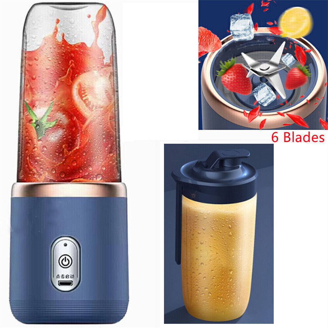 New Electric Mini Juice Maker Portable Blender Smoothie Juicer Fruit Machine