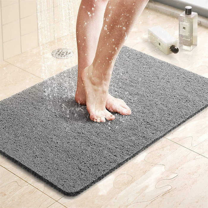 Shower Mat for Inside Shower Silk Circle Bathmat Nonslip