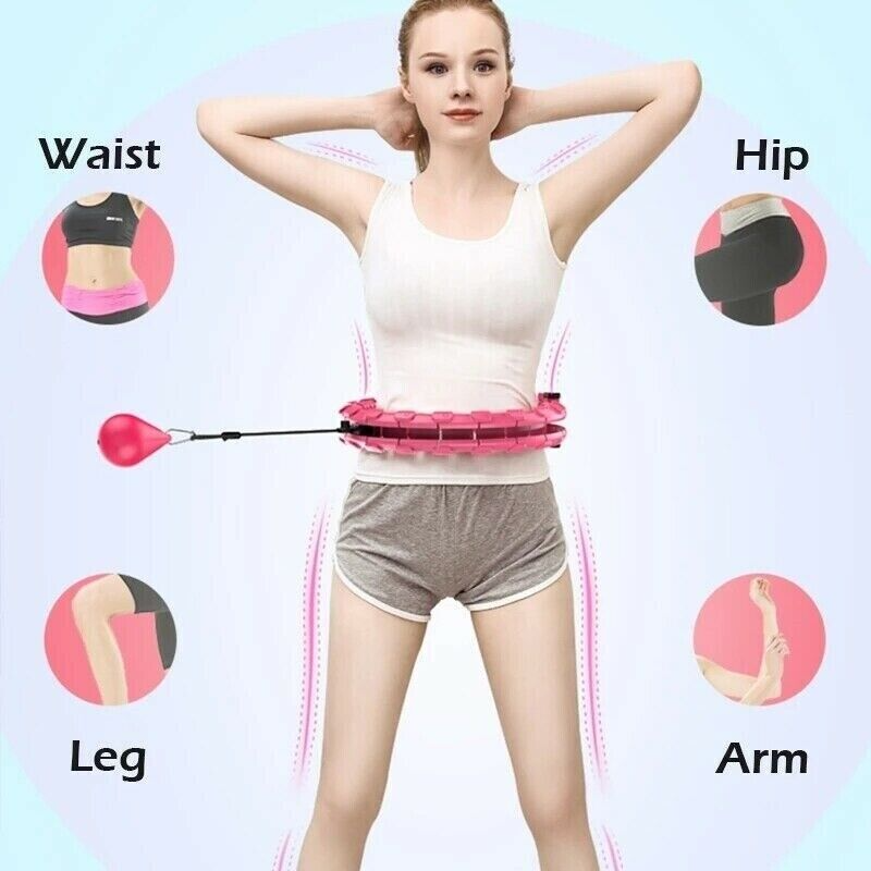 24,36 Knots Weighted Hulahoop Smart Hoola Thin Waist Fitness Weight Loss