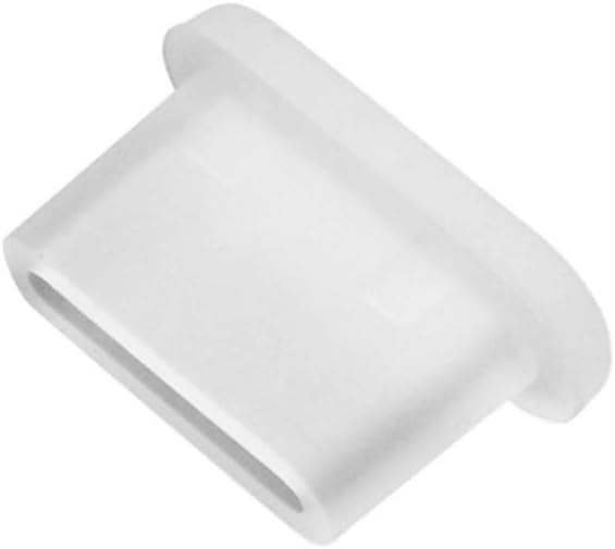 USB-C Female Connector Cap – Dust Cover & Port Protector, Silicone/Plastic, Easy Fit