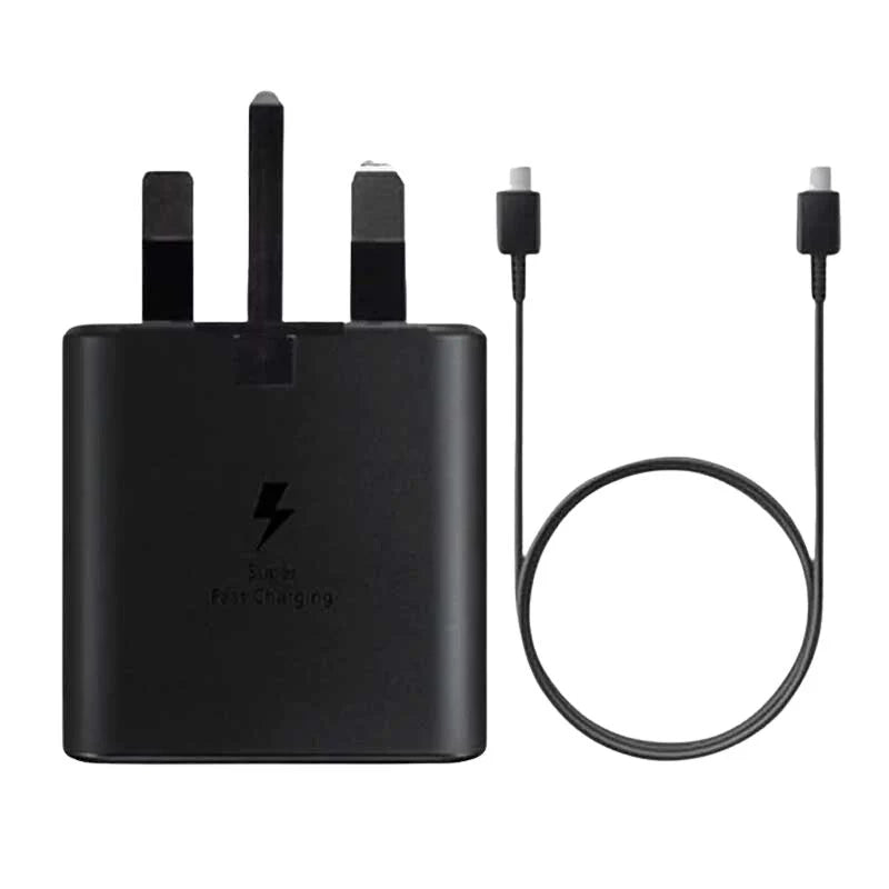 Samsung Galaxy 45W Super Fast Charger 2.0 with USB-C to C Data Cable