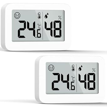 Digital Temperature Humidity Meter Sensor Thermometer Gauge LCD Hygrometer Room