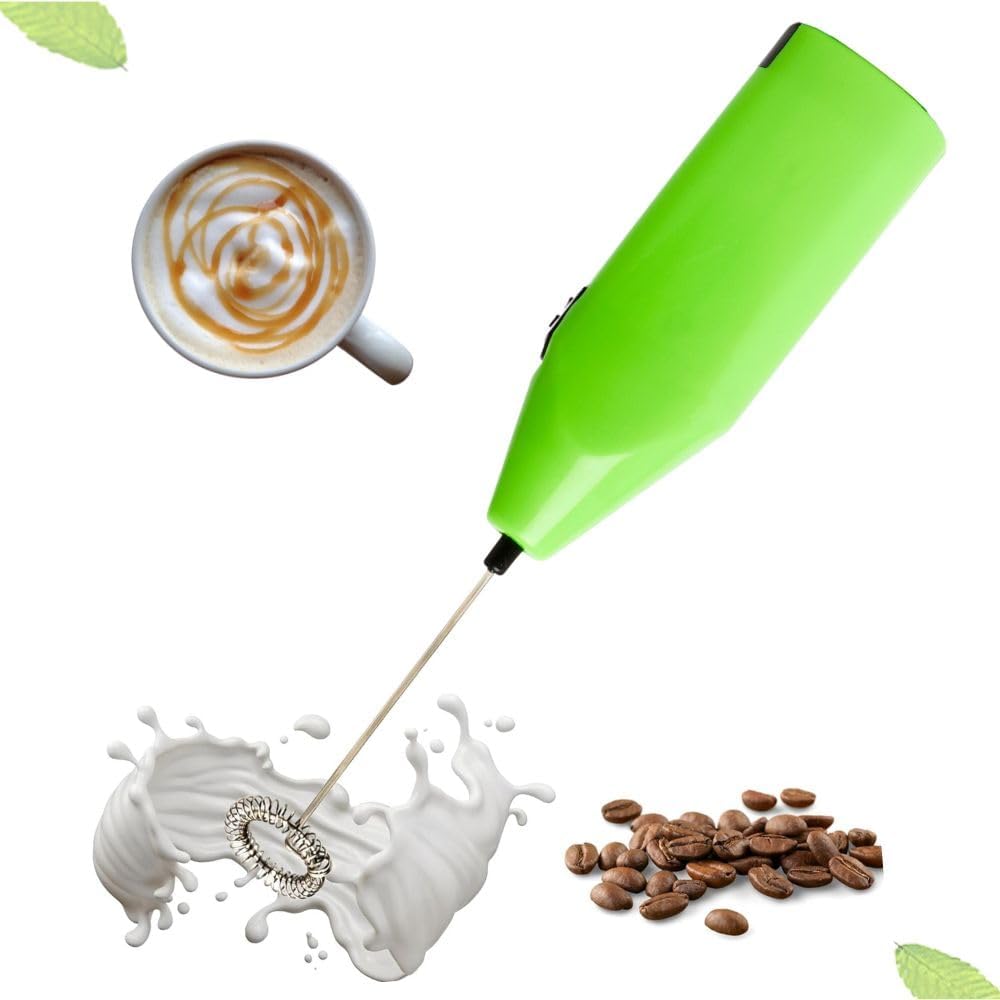 Mini Milk Frother Electric Egg Beater Hand Shake Whisk Mixer – Your Essential Coffee Tool for Creamy Froth