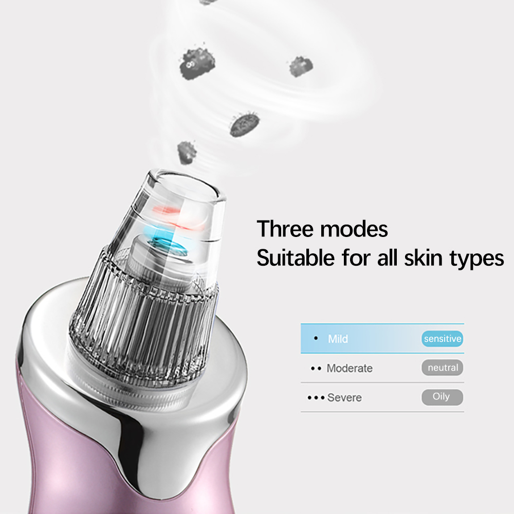 Electric Blackhead Remover with Diamond Dermabrasion and Pore Vacuum Suction