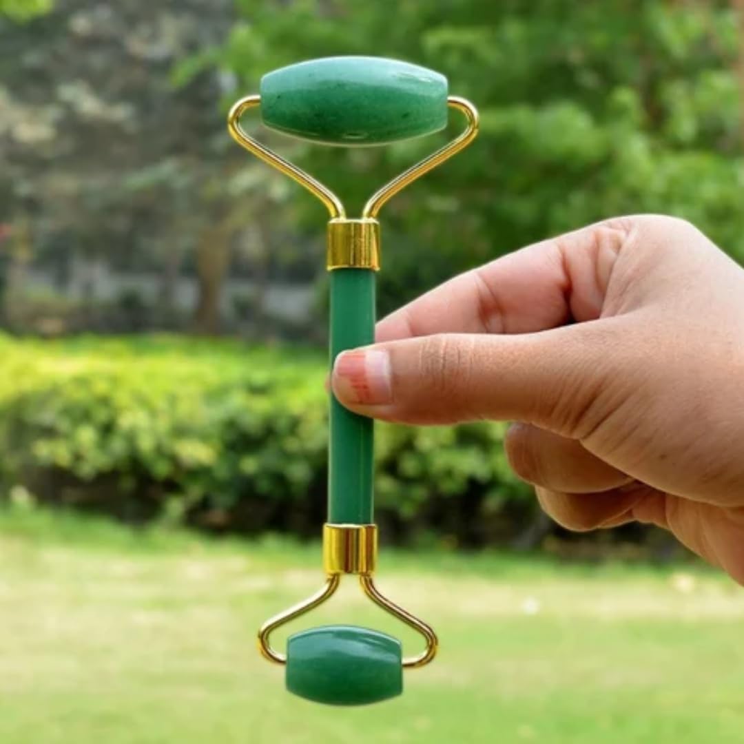 New Jade Stone Roller – Face & Neck Massaging Tool