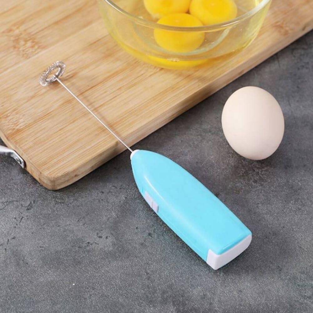 Mini Milk Frother Electric Egg Beater Hand Shake Whisk Mixer – Your Essential Coffee Tool for Creamy Froth