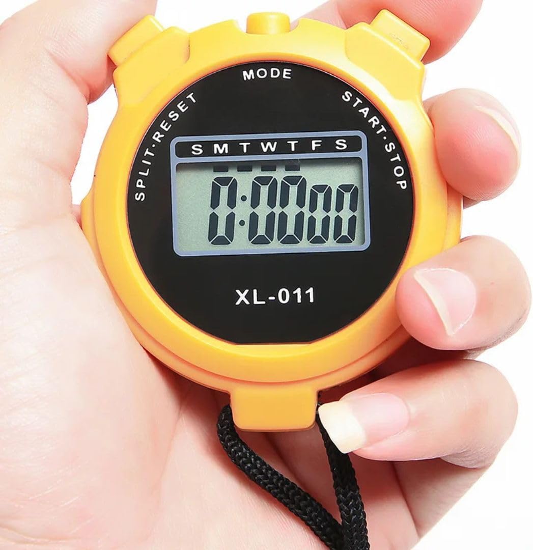 Digital Handheld Sports Stopwatch Timer with Alarm & Counter – Accurate, Durable, and Easy-to-Use (UK Seller)