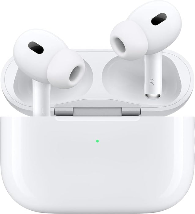 Apple AirPods Pro 2 Wireless Earbuds, Bluetooth Headphones, Active Noise Cancellation, Transparency, Personalised Spatial Audio, High Fidelity Sound, H2 Chip, USB C Charging