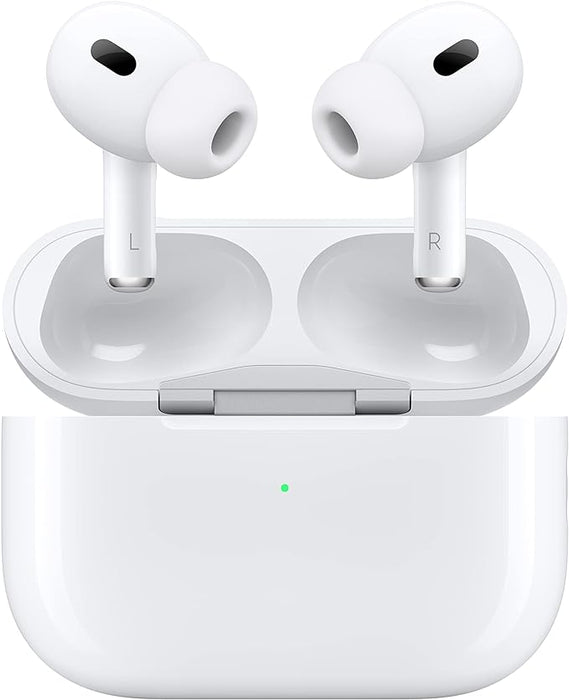 Apple AirPods Pro 2 Wireless Earbuds, Bluetooth Headphones, Active Noise Cancellation, Transparency, Personalised Spatial Audio, High Fidelity Sound, H2 Chip, USB C Charging