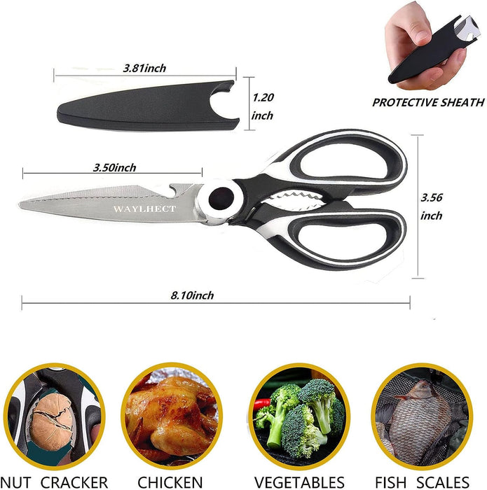 Kitchen Scissors Shears Multi-Purpose Stainless Steel Chicken Bone - Esellertree