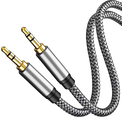 Headphone Aux Cable Audio Lead 3.5mm Jack to Jack Stereo PC Car Male