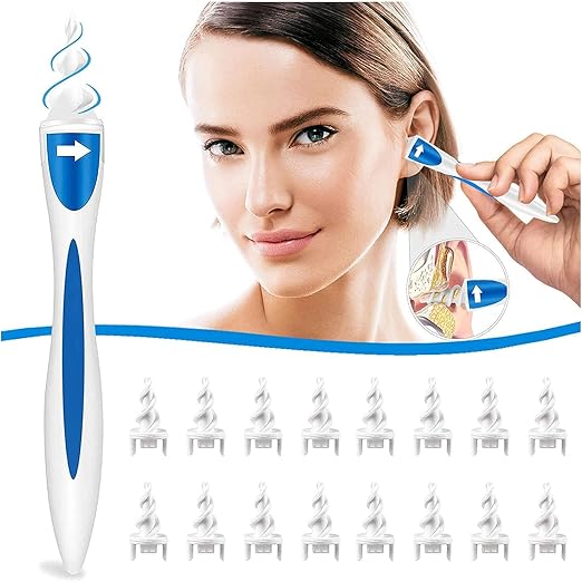 Ear Wax Remover Cleaner Soft Spiral Earwax Smart Removal Set