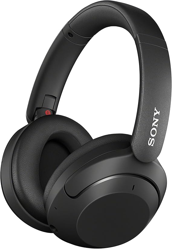 Sony WH-XB910N Wireless Noise Cancelling Headphones, EXTRA BASS™, Up to 30 Hours of Battery Life, Over-Ear Design, Optimized for Alexa and Google Assistant, Built-in Mic - Black