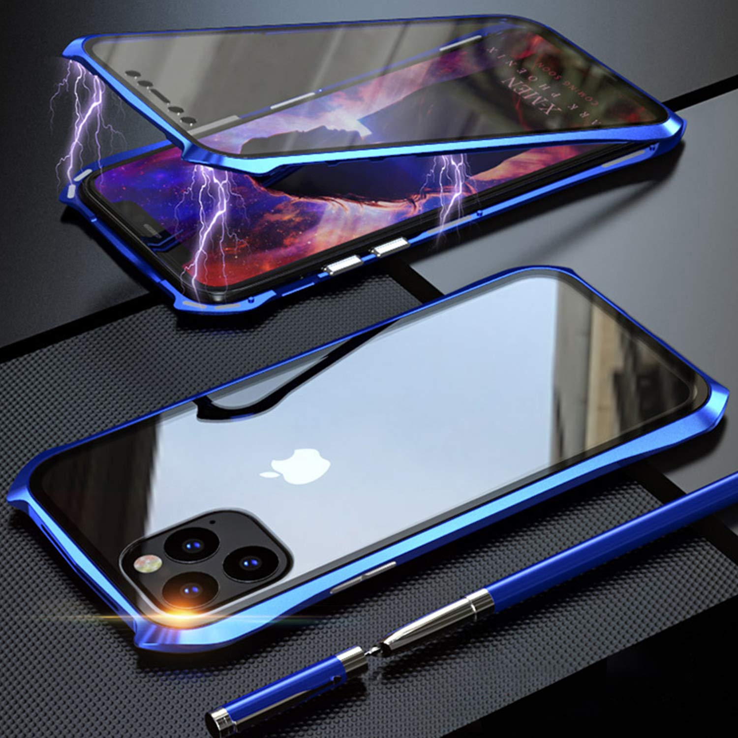 360°FRONT + BACK GLASS Magnetic Phone Case iPhone - Esellertree