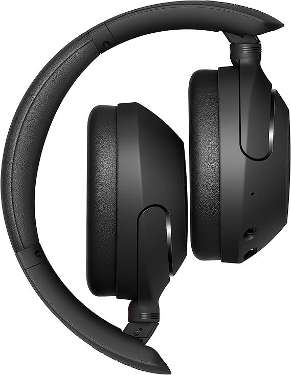 Sony WH-XB910N Wireless Noise Cancelling Headphones, EXTRA BASS™, Up to 30 Hours of Battery Life, Over-Ear Design, Optimized for Alexa and Google Assistant, Built-in Mic - Black