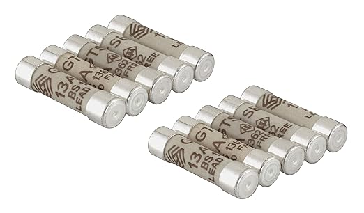 13A Electrical Fuses Domestic Mains Plug Ceramic Fuses