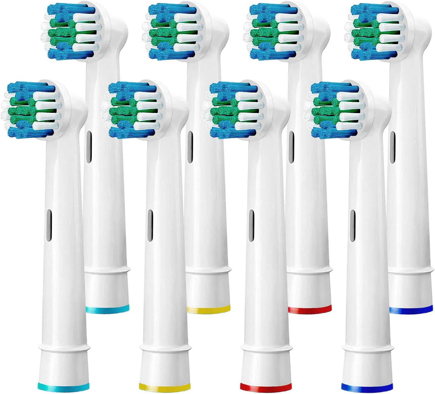 LUPO Replacement Heads for Electric Toothbrush – 4-Pack Compatible with Oral-B & Braun