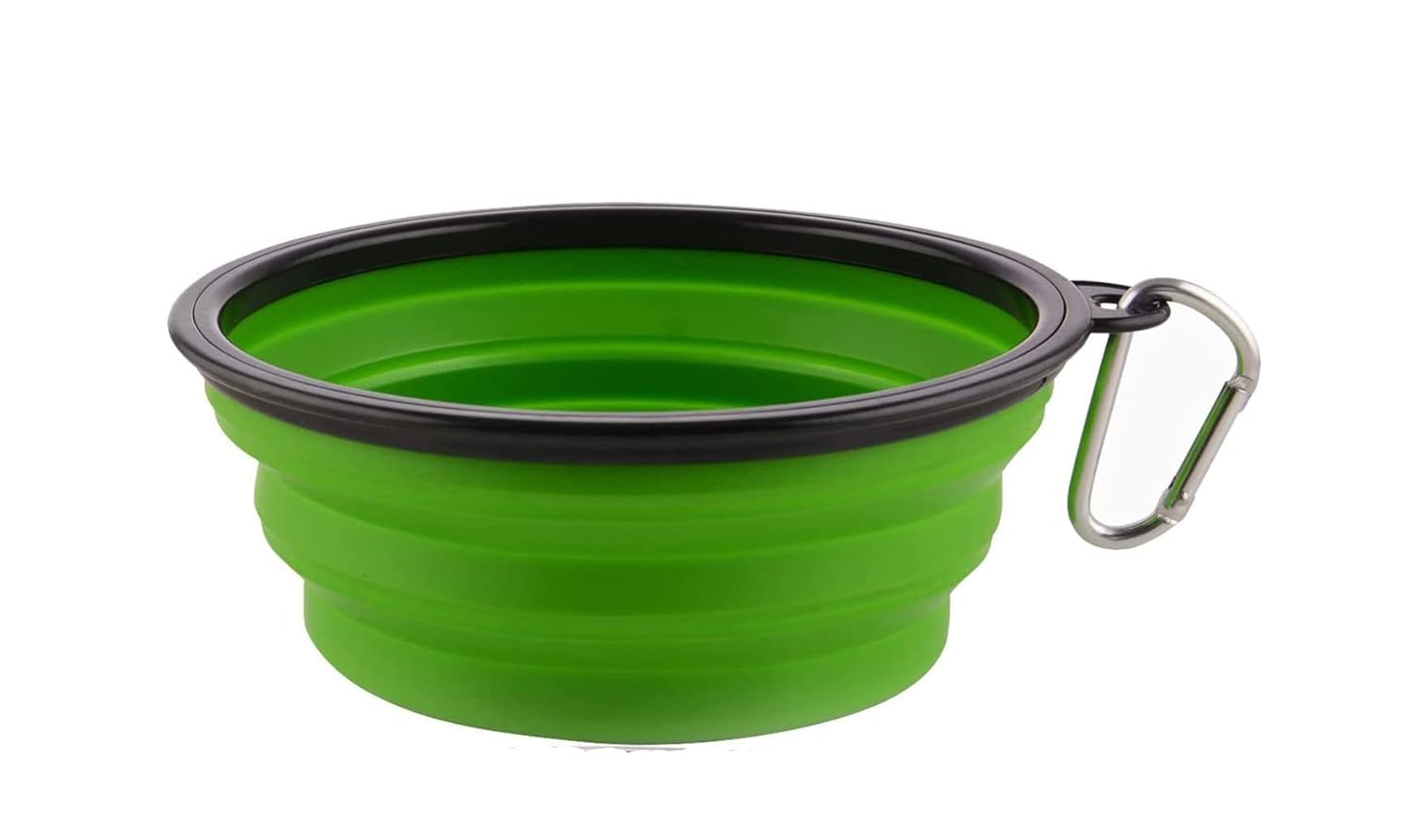 Collapsible Pet Travel Bowl – Silicone Foldable Dog & Cat Feeding Dish with Carabiner (UK)