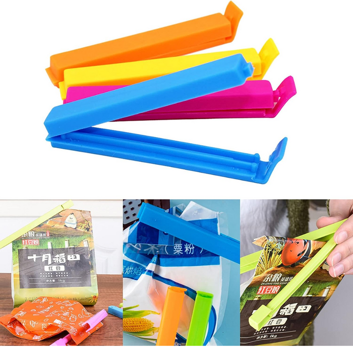 10 x Food Bag Storage Clips Freezer Fridge Sealing - Esellertree