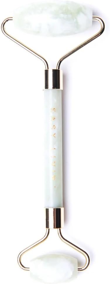 Jade Face Massage Roller – Natural Jade Stone Facial, Eye, Neck & Body Massager Tool