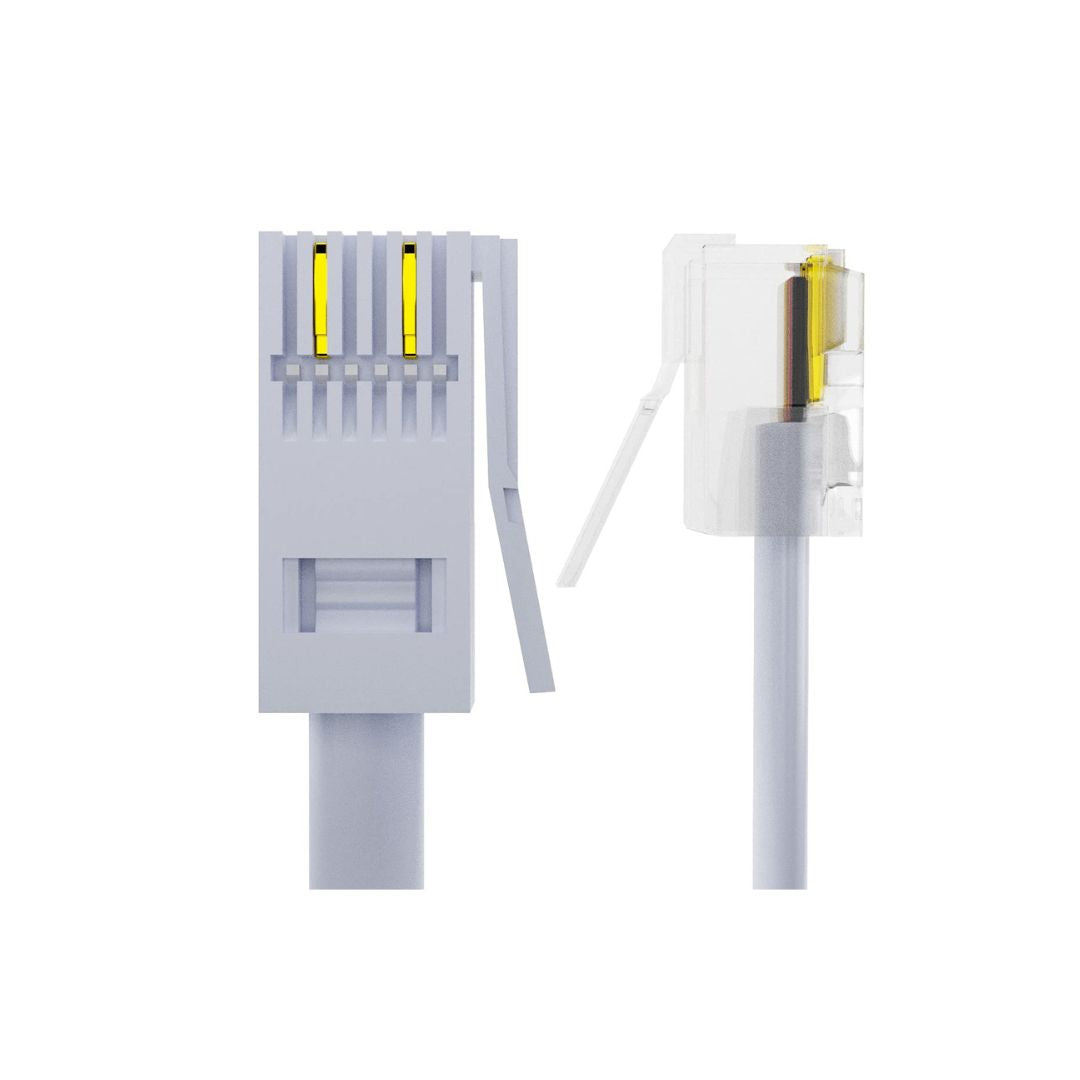 2m BT to RJ11 Telephone Modem Cable UK Landline Lead Fax Router Phone ...