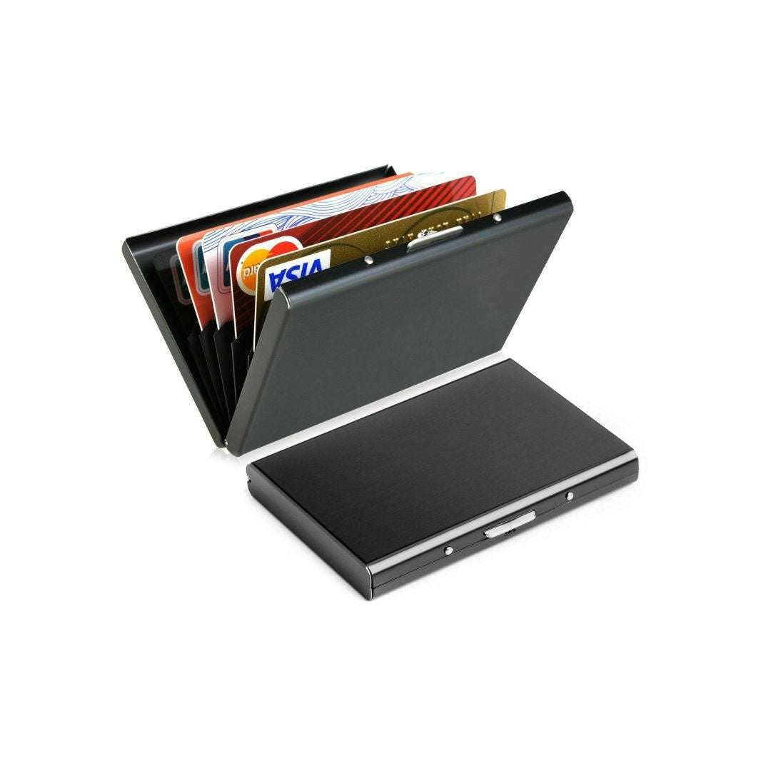 RFID Blocking Aluminum Protector Metal Wallet Credit Card Holders Thin Case Box