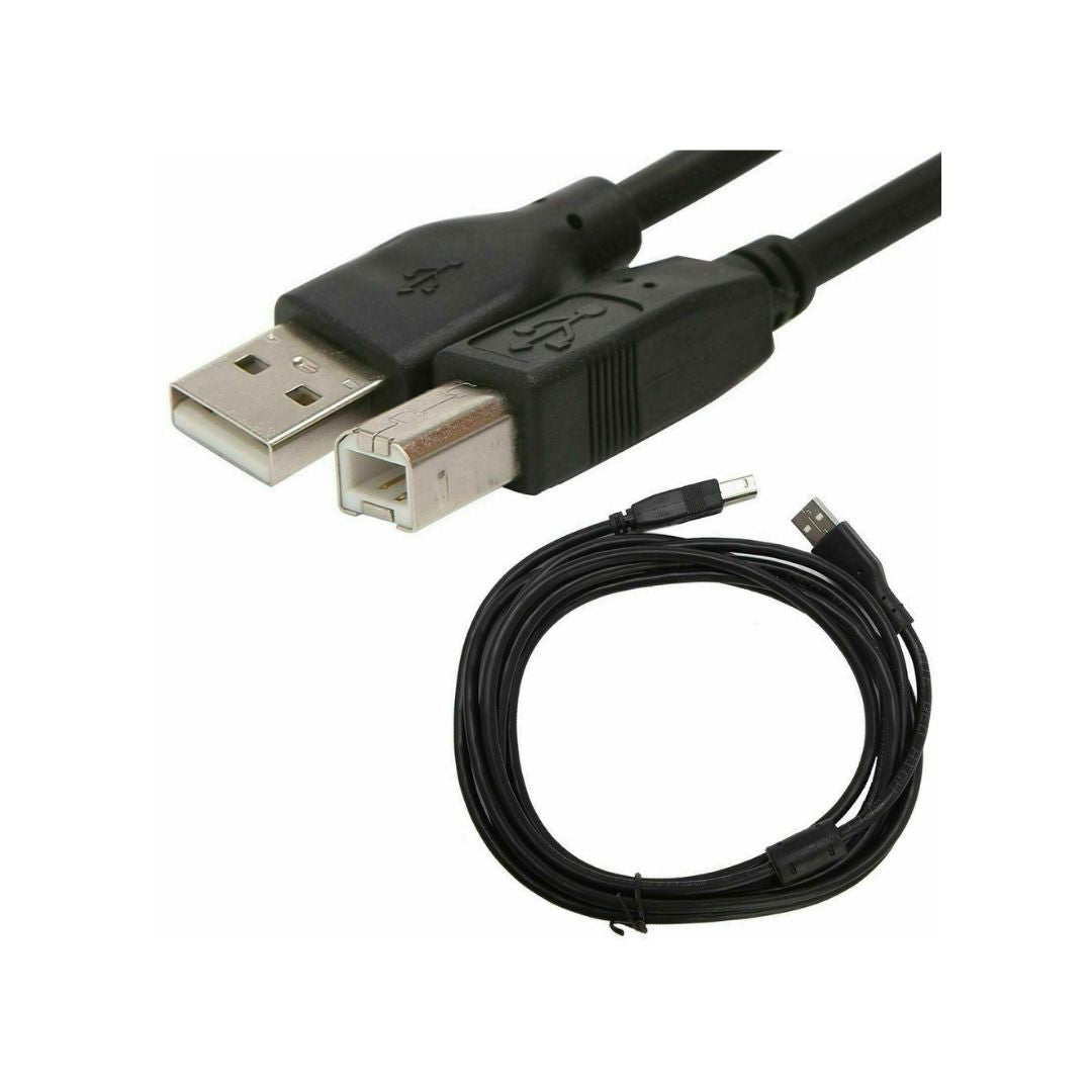 USB Printer Cable 2.0 24AWG Lead A to B 25cm/50cm/1m/2m/3m/5m Kodak Epson HP