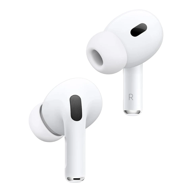 Apple AirPods Pro 2 Wireless Earbuds, Bluetooth Headphones, Active Noise Cancellation, Transparency, Personalised Spatial Audio, High Fidelity Sound, H2 Chip, USB C Charging