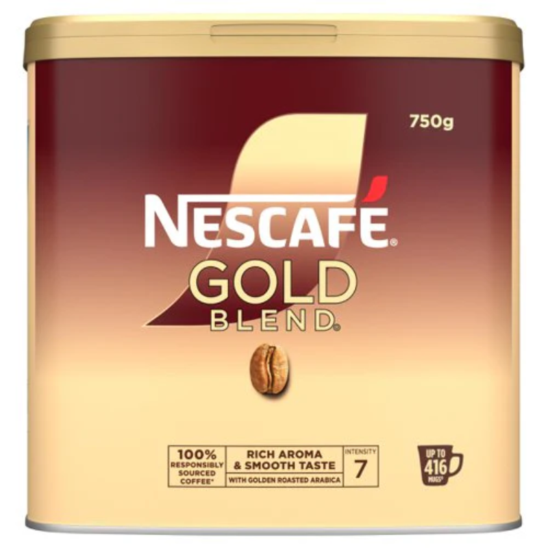 Nescafe Gold Blend Freeze Dried Instant Coffee 2 x 750g & FREE Aldo Powder Dispenser Machine