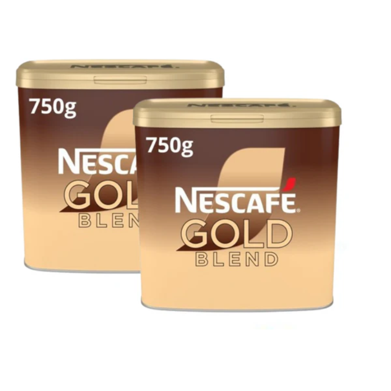 Nescafe Gold Blend Freeze Dried Instant Coffee 2 x 750g & FREE Aldo Powder Dispenser Machine