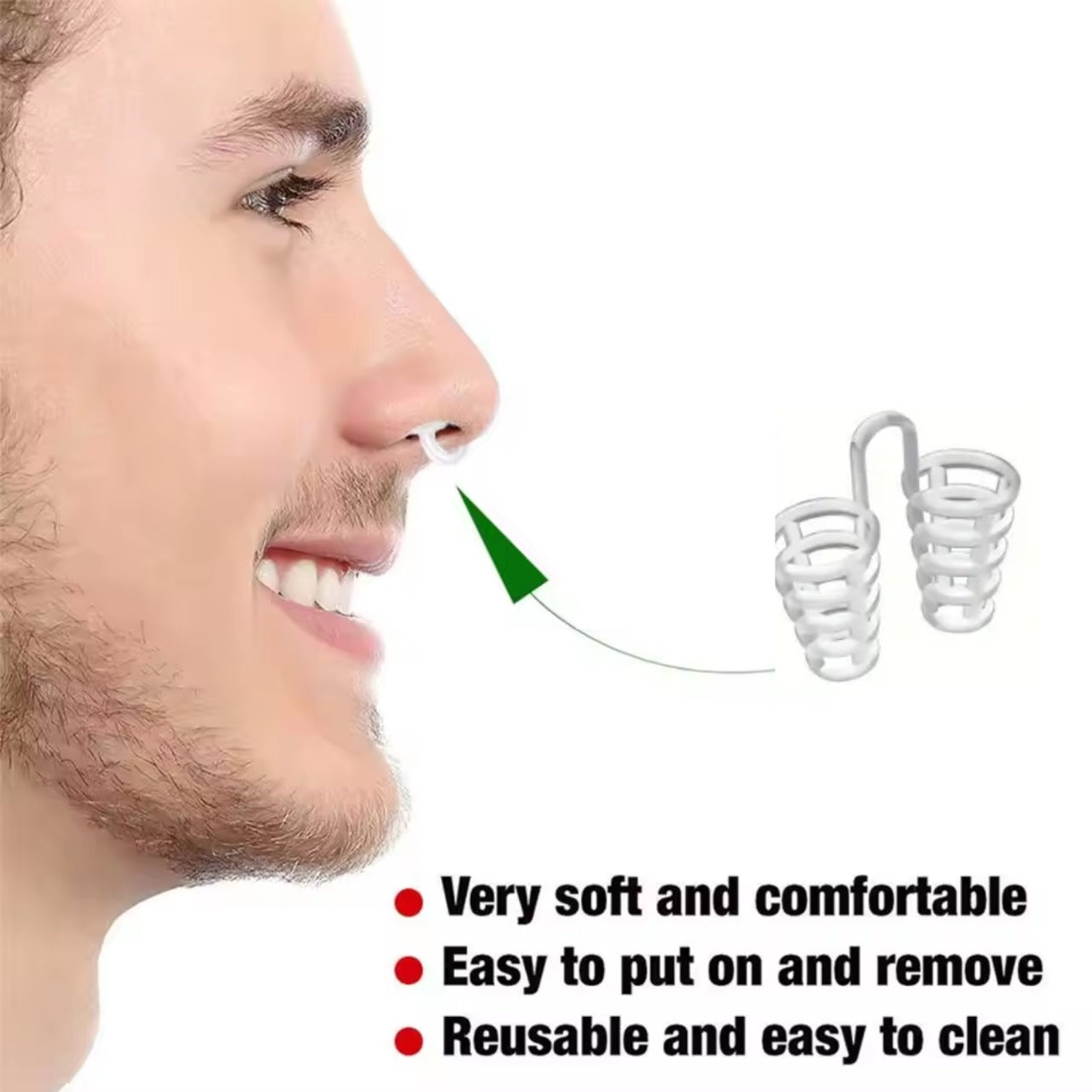 10 PCS Silicone Nose Vents, Nasal Breathers Anti Snoring Clips Nasal Dilators Breathing Nose Relief Nasal Dilator Snore Stopper Nose Vents Snoring Aids Nose Vents Anti Snore Devices