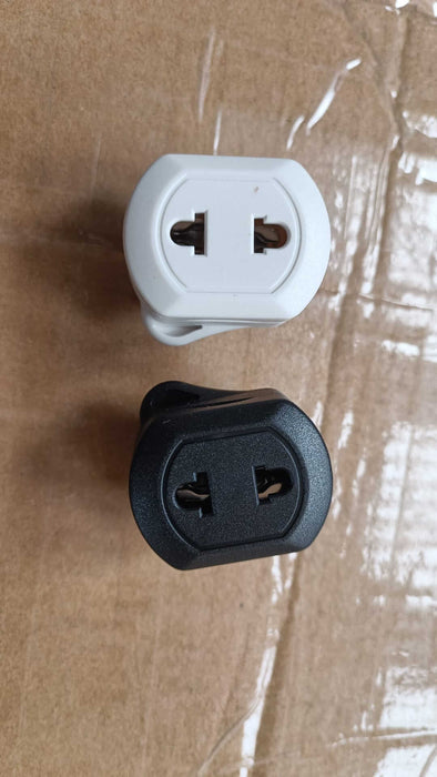 Universal EU to UK Travel Adapter - 2-Pin to 3-Pin Plug Converter