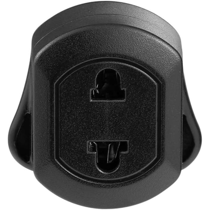 Universal EU to UK Travel Adapter - 2-Pin to 3-Pin Plug Converter