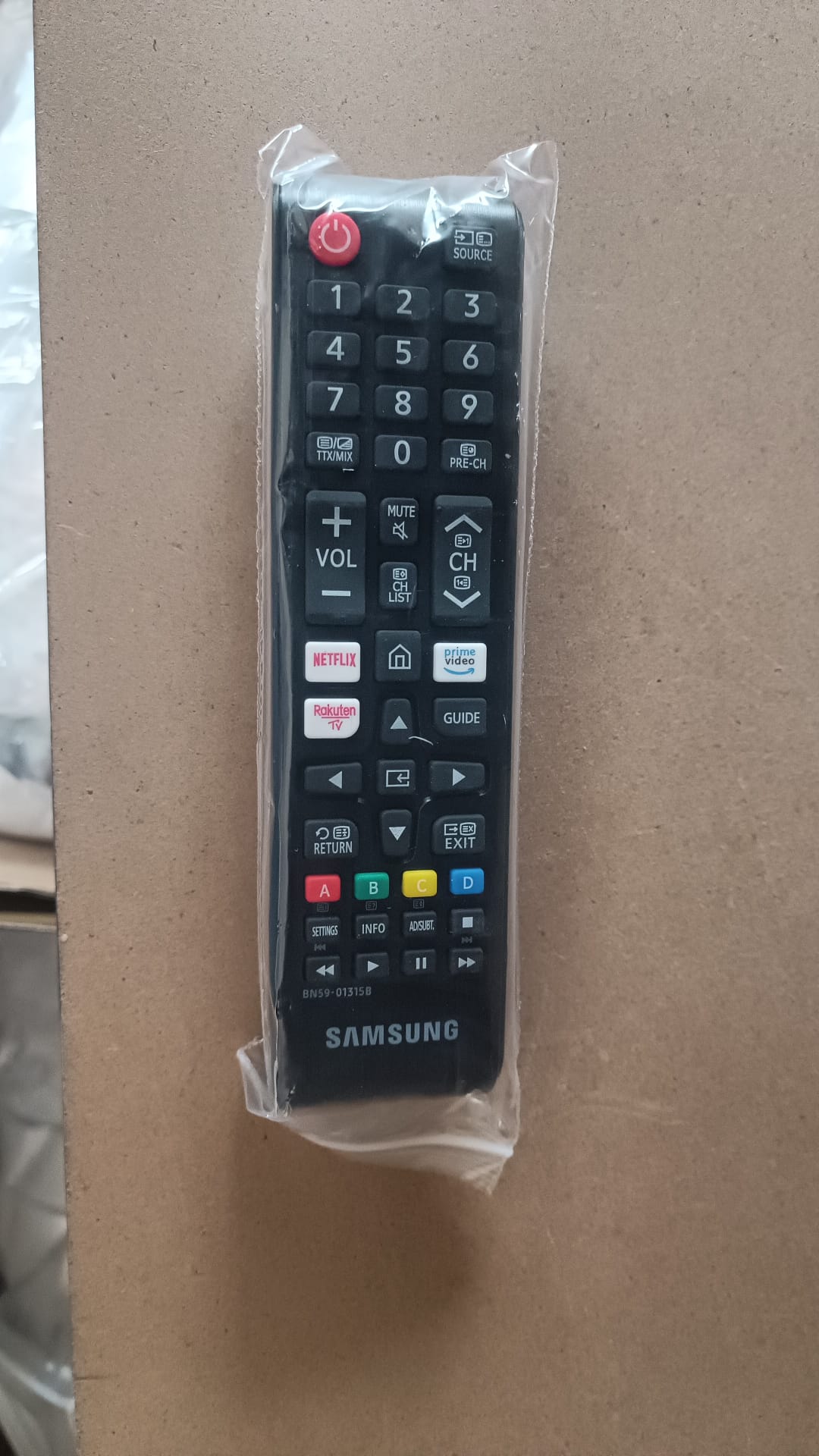 Samsung Universal Remote Control with Netflix, Prime Video & Hulu Buttons – Compatible with All Samsung Smart TVs, 4K, QLED, UHD, and LED Models