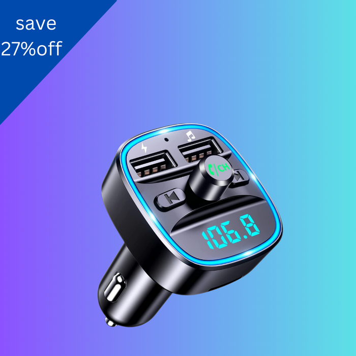 Bluetooth 5.0 Wireless Car FM Transmitter