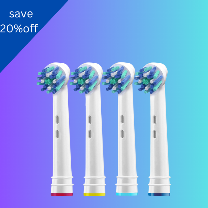 Electric Toothbrush Heads Compatible With Oral B Braun Replacement Brush Head