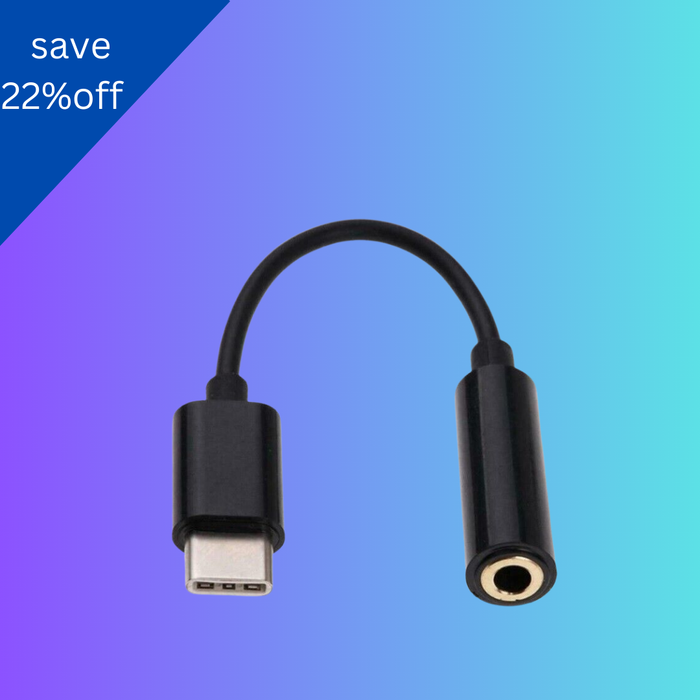 USB C to 3.5mm AUX Audio Adapter