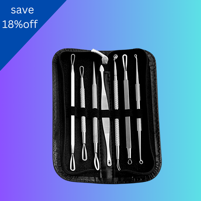 PIMPLE POPPER TOOL BLACKHEAD REMOVER KIT SPOT ACNE COMEDONE EXTRACTOR COMEDON