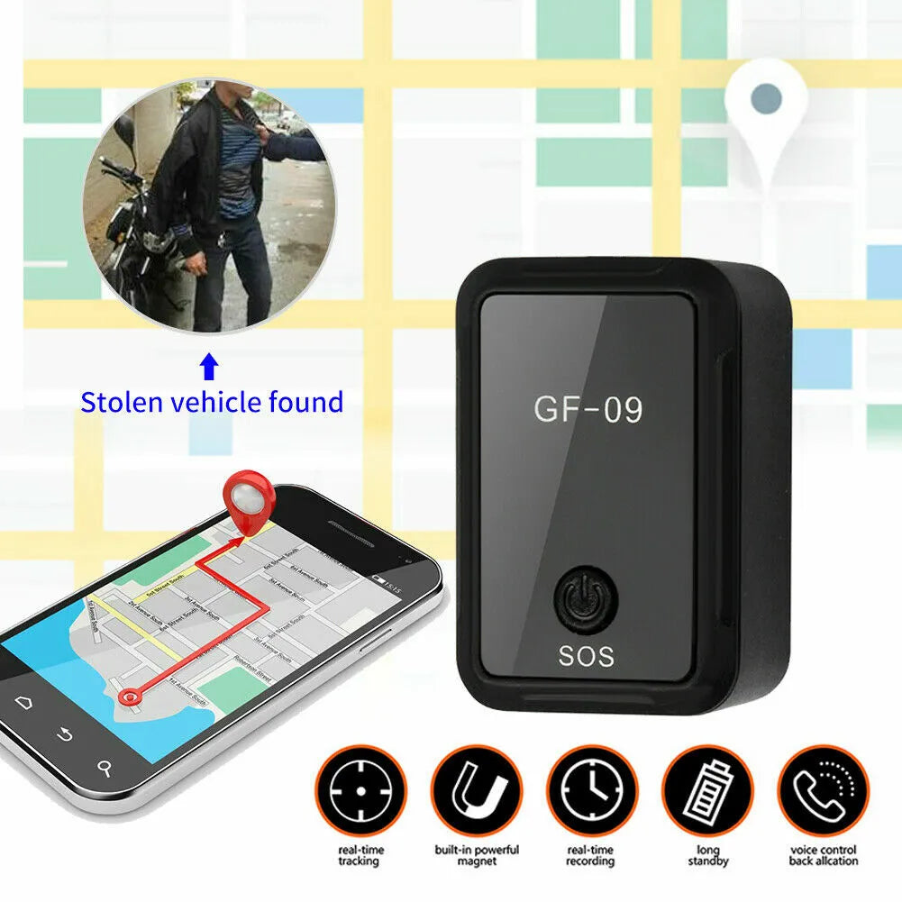 GF09 Mini Magnetic GPS Tracker Real Time Tracking Car Locator Device 2G GSM GPRS