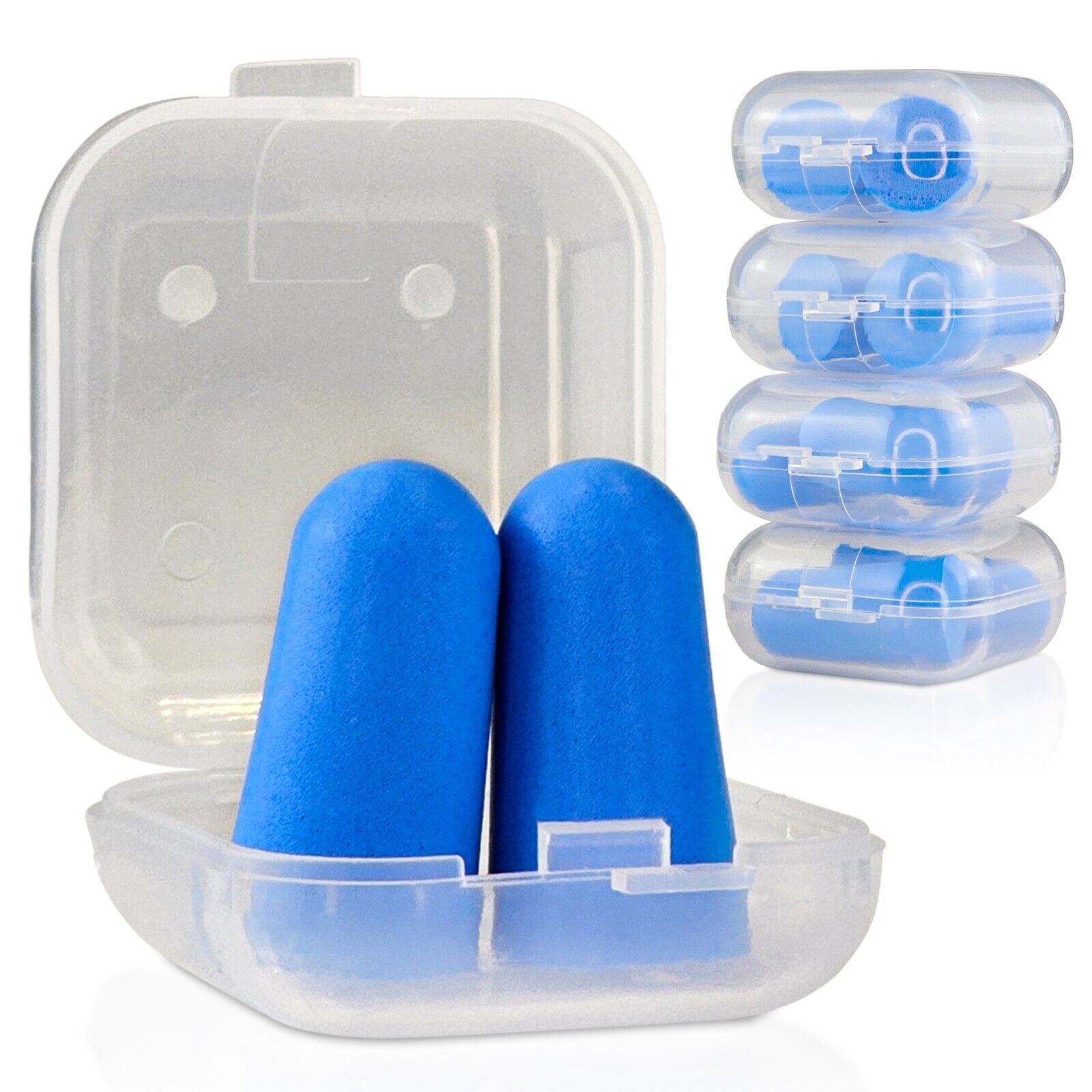 Ear Plugs x10 Noise Cancelling Soft Foam SNR 35 dB Ear Plug