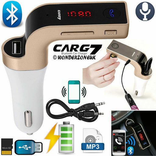 Wireless Car MP3 Bluetooth FM Transmitter Radio Music Player - Esellertree