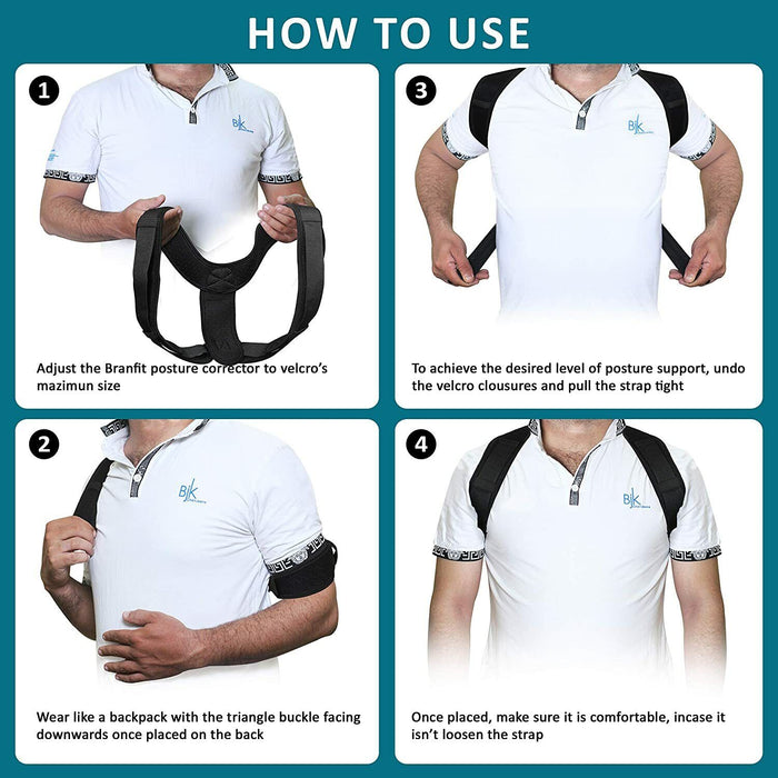 Posture Corrector Back Body Brace - Esellertree