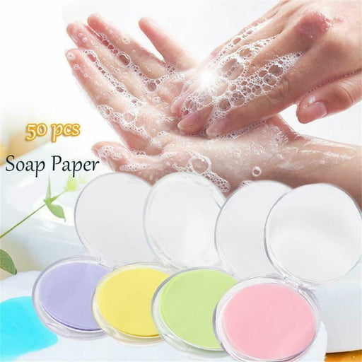 50 compact Sheet Scented Paper Soap - Esellertree