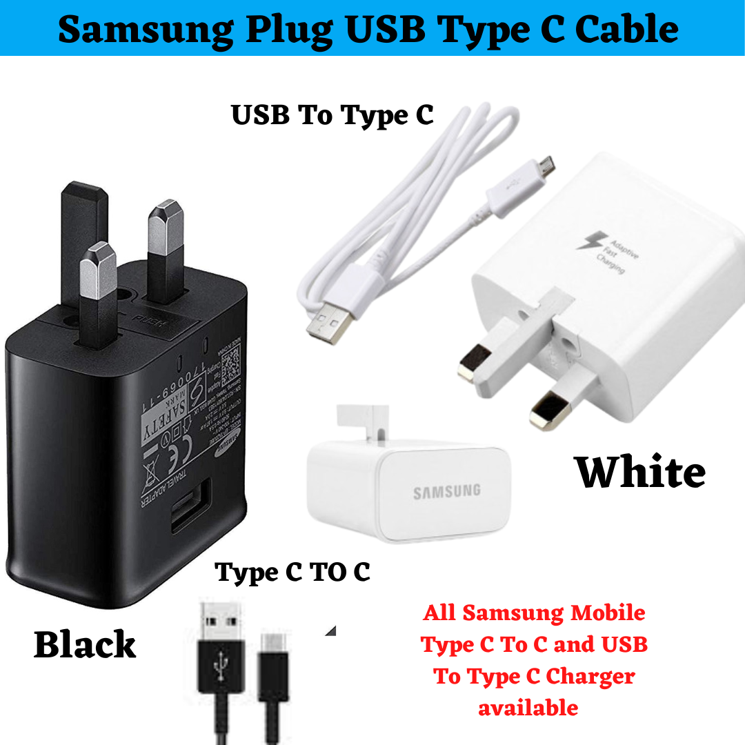 Samsung 25W Super Fast Charger & Cable - Esellertree