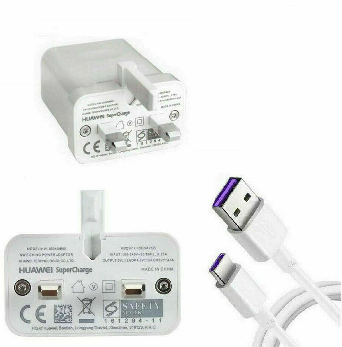 Genuine Huawei Super Mains Charger Plug USB - Esellertree