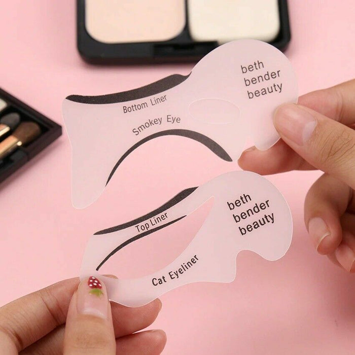 Eyeliner Stencil Eyeshadow Guide - Esellertree