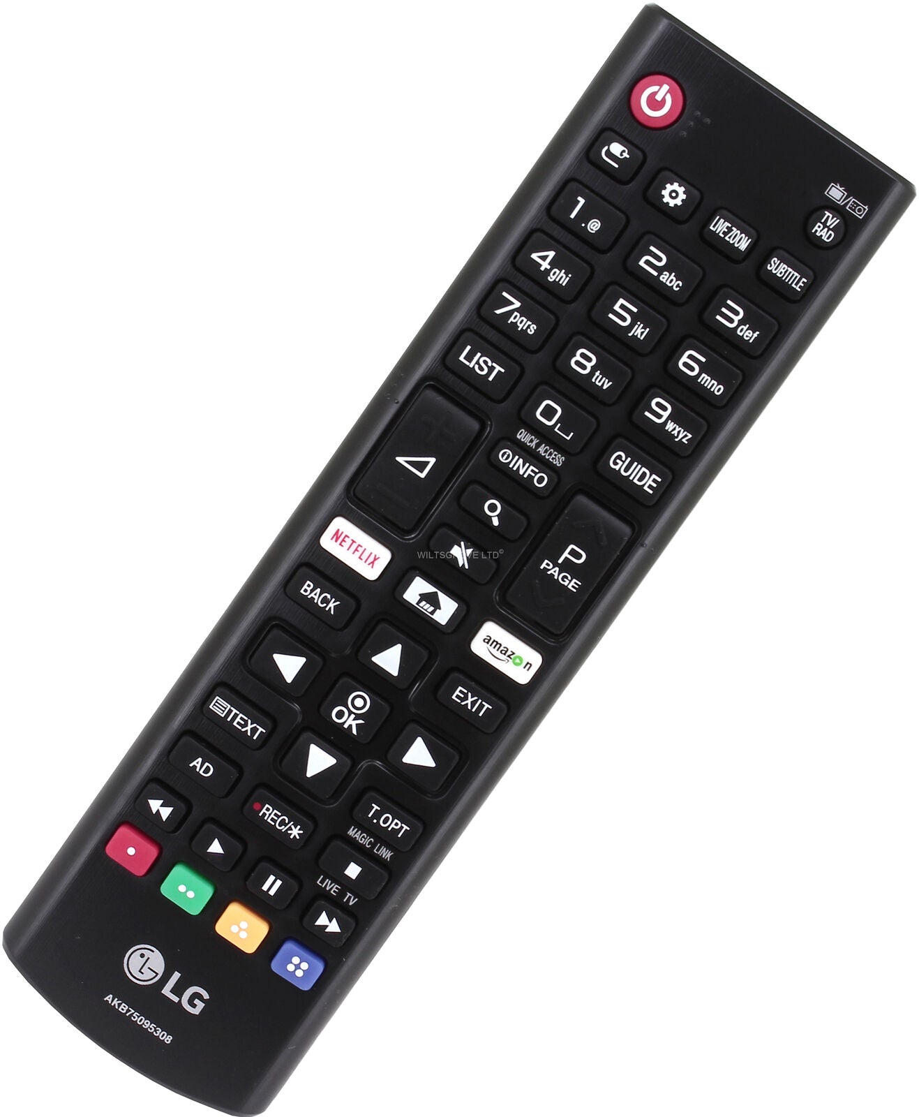 LG TV Remote Control New Remote Control LG AKB75095308 For Remote Control Various LG Ultra HD TVs with Netflix Amazon buttons- No Configuration LG TV Remote Control Universal TV Remote