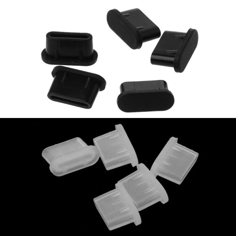 Silicone Type-C Dust Plug – USB C Charging Port Protector for Phones & Devices