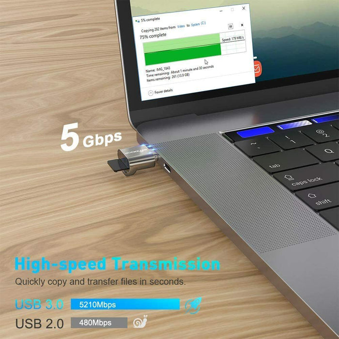 SD Card Reader USB-C to Micro SD - Esellertree