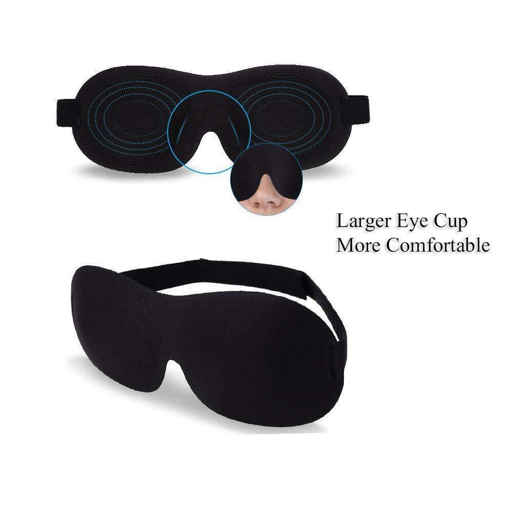 Eye Mask Soft Padded 3D Sleep Sponge - Esellertree